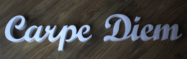 Carpe Diem Dekoschriftzug 100cm – Bild 3