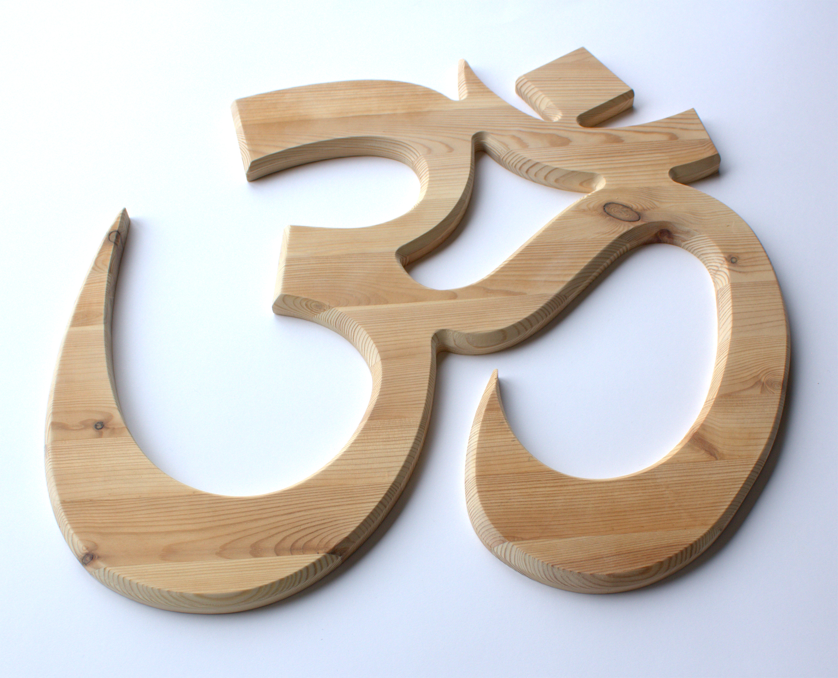 Om / Aum Zeichen ca. 50x48x1,5cm aus Kiefernholz – Bild 2