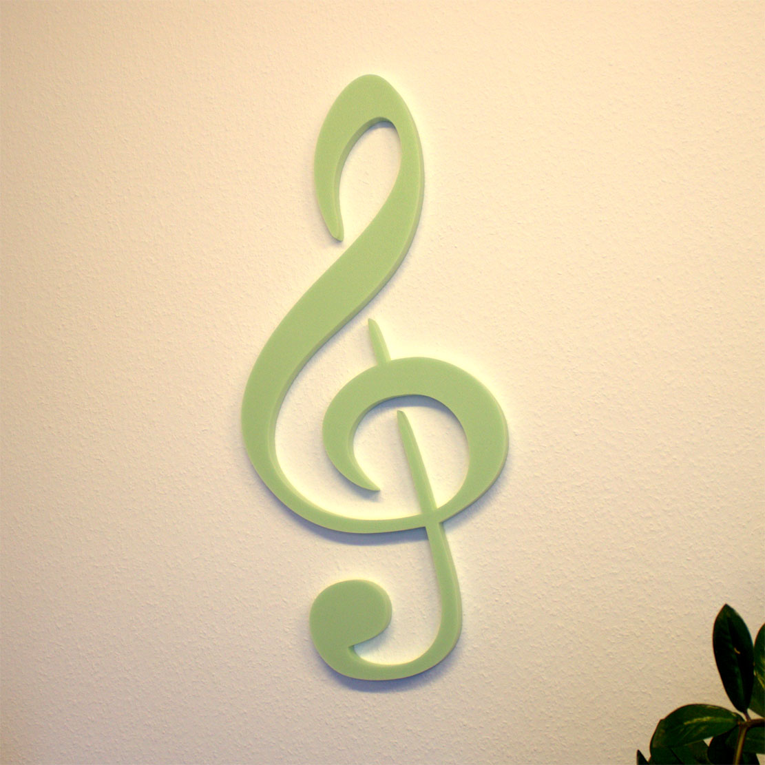 Styrodur Schaumstoff Notenschlüssel / Violinenschlüssel ca. 98x43x3cm – Bild 3